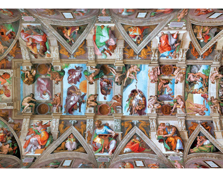 Rompecabezas 1000 Piezas Capilla Sixtina Miguel Ángel Master Pieces