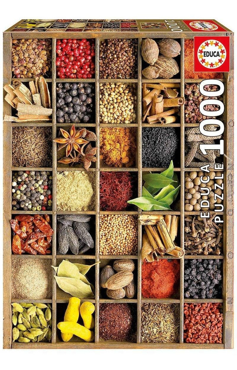 Rompecabezas 1000 Piezas Especias Cocina Comida Educa