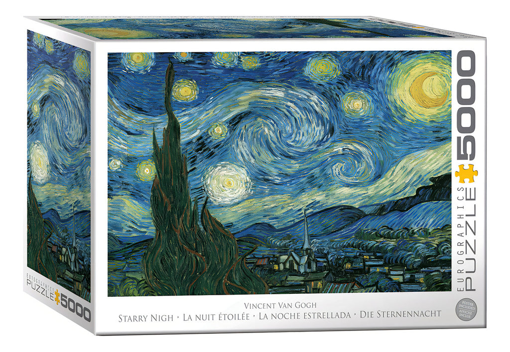 Rompecabezas Noche Estrellada Van Gogh 5000 Pz Eurographics