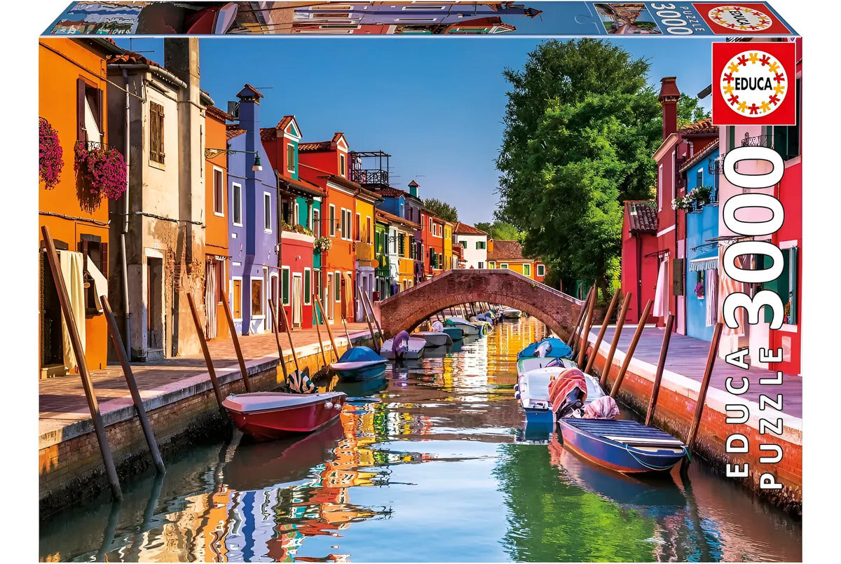 Rompecabezas Educa Burano, Italia 3000 Piezas