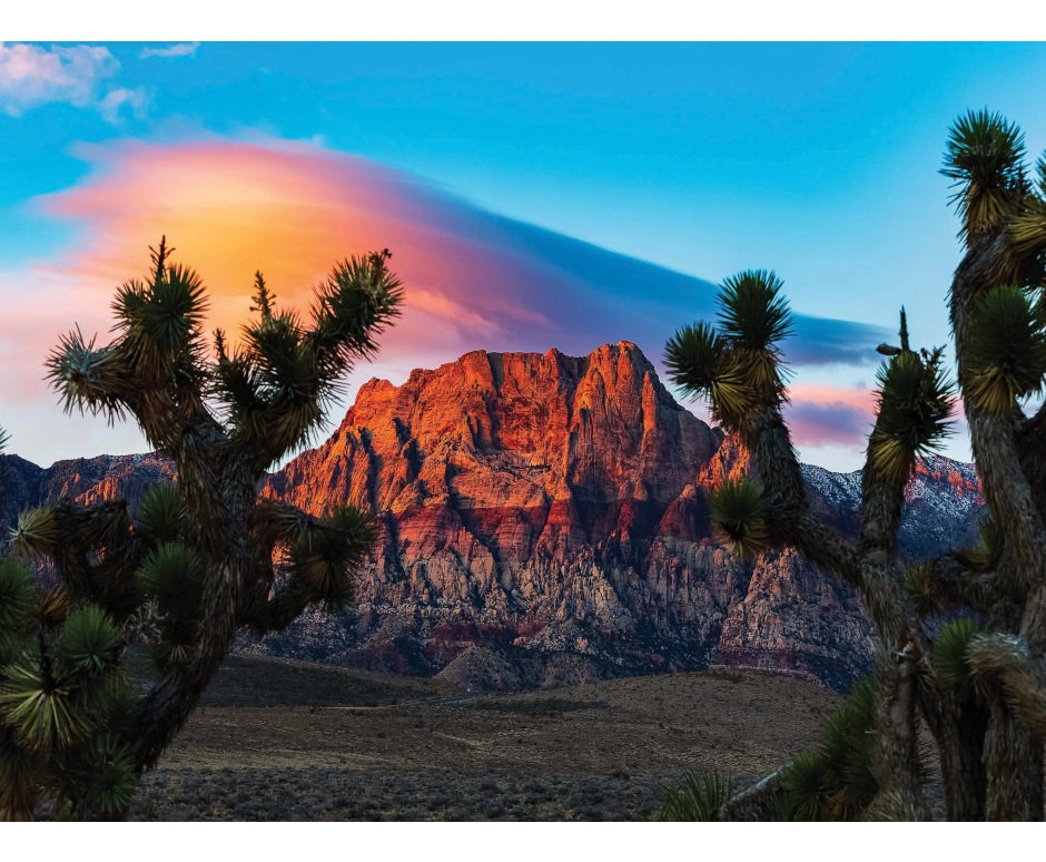 Rompecabezas Red Rock Cañon Usa Postcard Ki Puzzles 100 Pzs