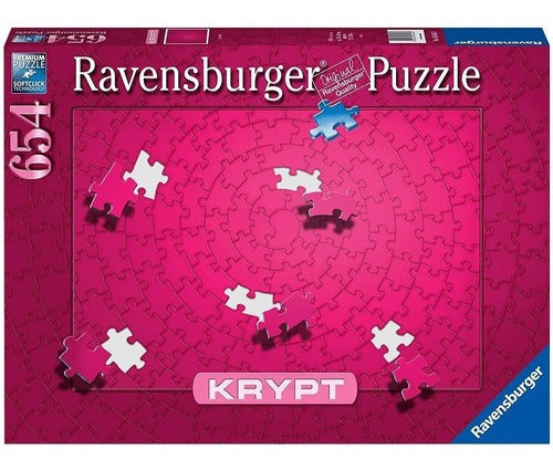 Rompecabezas Ravensburger Krypt Todo Rosa 654 Piezas