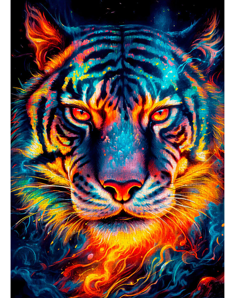 Rompecabezas 1000 Piezas Tigre Animal Vertical Enjoy Puzzle 2203