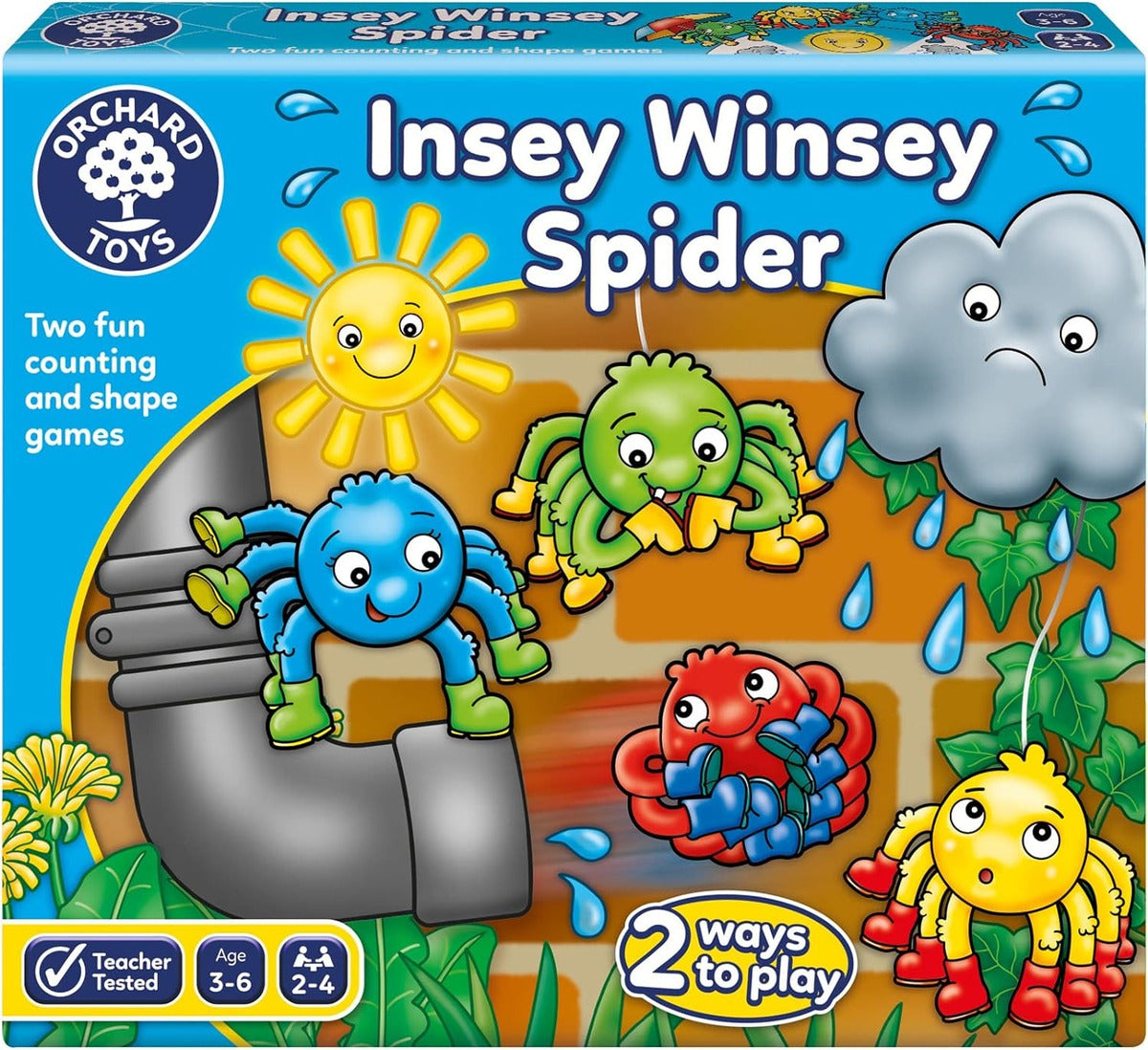 Juego De Mesa Contar Y Formas Insey Winsey Spider Orchard