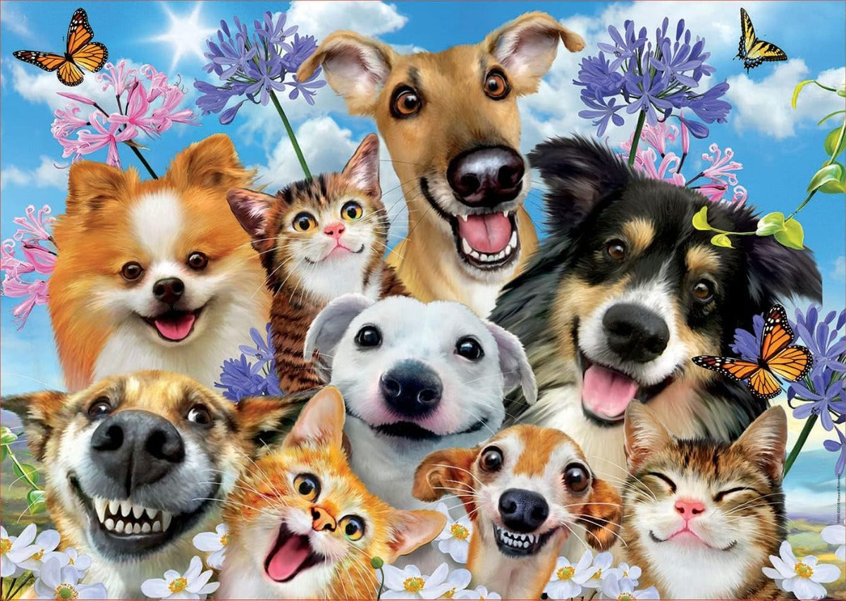 Rompecabezas Fun In The Sun Selfie Perros Educa 17983 500 Pz