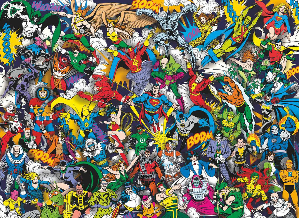 Rompecabezas Liga De La Justicia Imposible 1000 Pz Clementoni Italia Reto Dc Comics Justice League Superman Batman