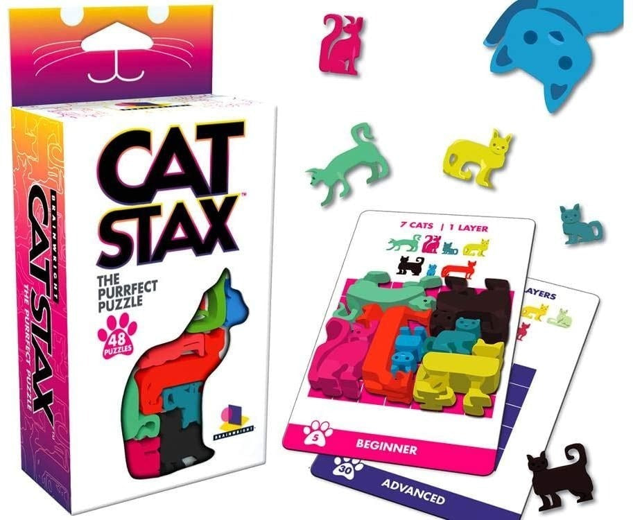 Cat Stax Juego De Habilidad Mental Para Acomodar Gatitos
