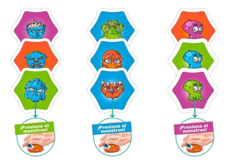 Juego De Mesa Monster Mash Flexiq Fxg101 Estrategia Velocidad
