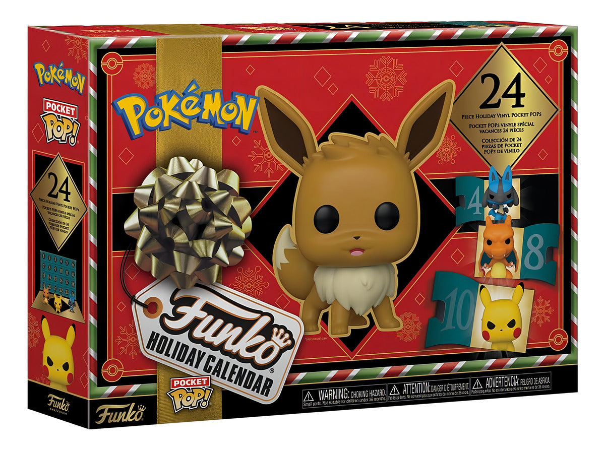 Calendario De Adviento Cuenta Regresiva De 24 Días Para Las Festividades De Pokémon Funko