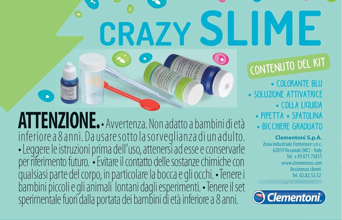 Kit Crazy Slime Ciencia Y Juego Fun Clementoni