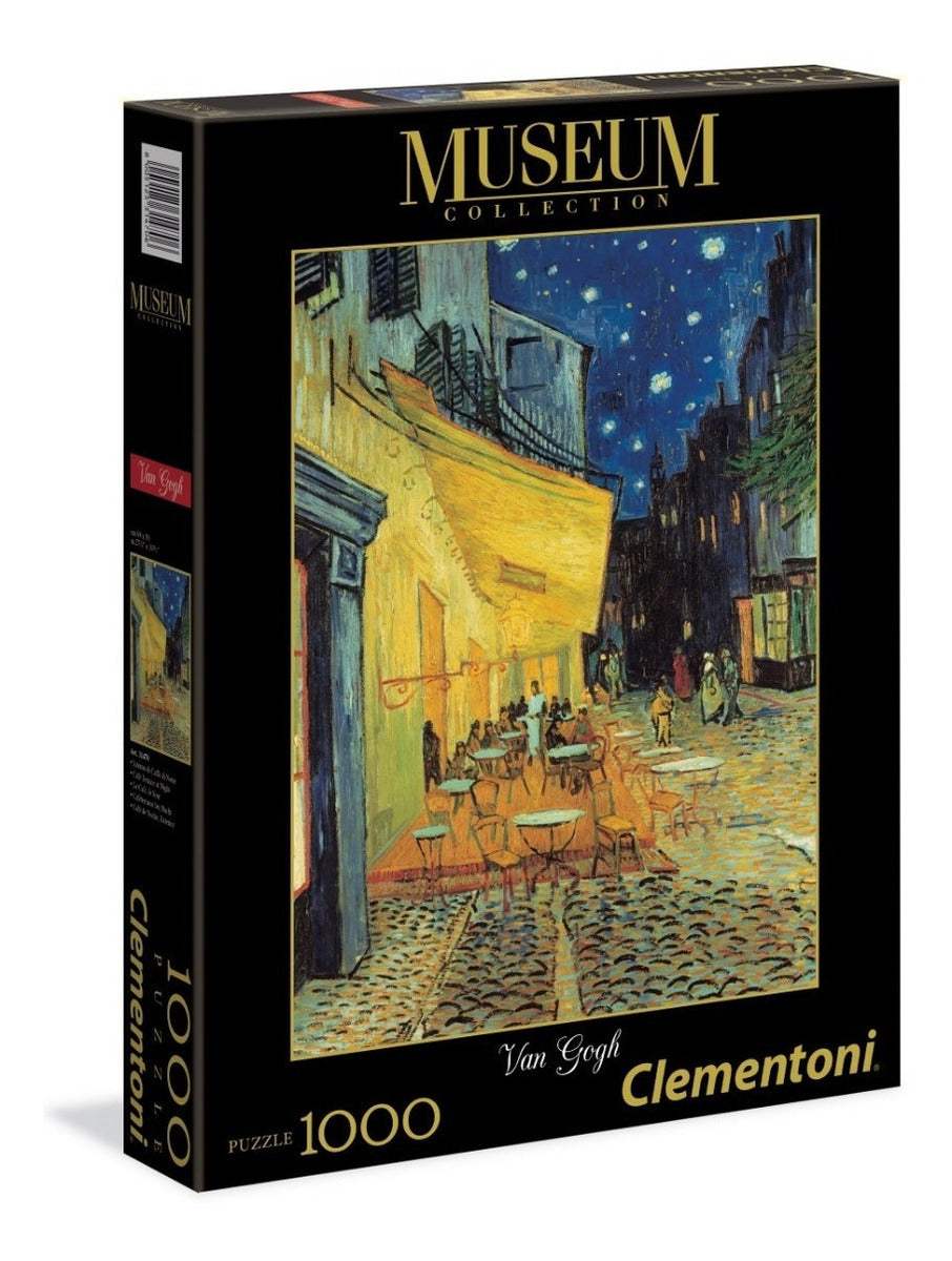 Rompecabezas Clementoni Museum Collection Van Gogh - Café Terrace 31470 De 1000 Piezas