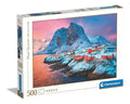 Rompecabezas Villa Hamnoy Noruega 500 Pz Clementoni Lofoten