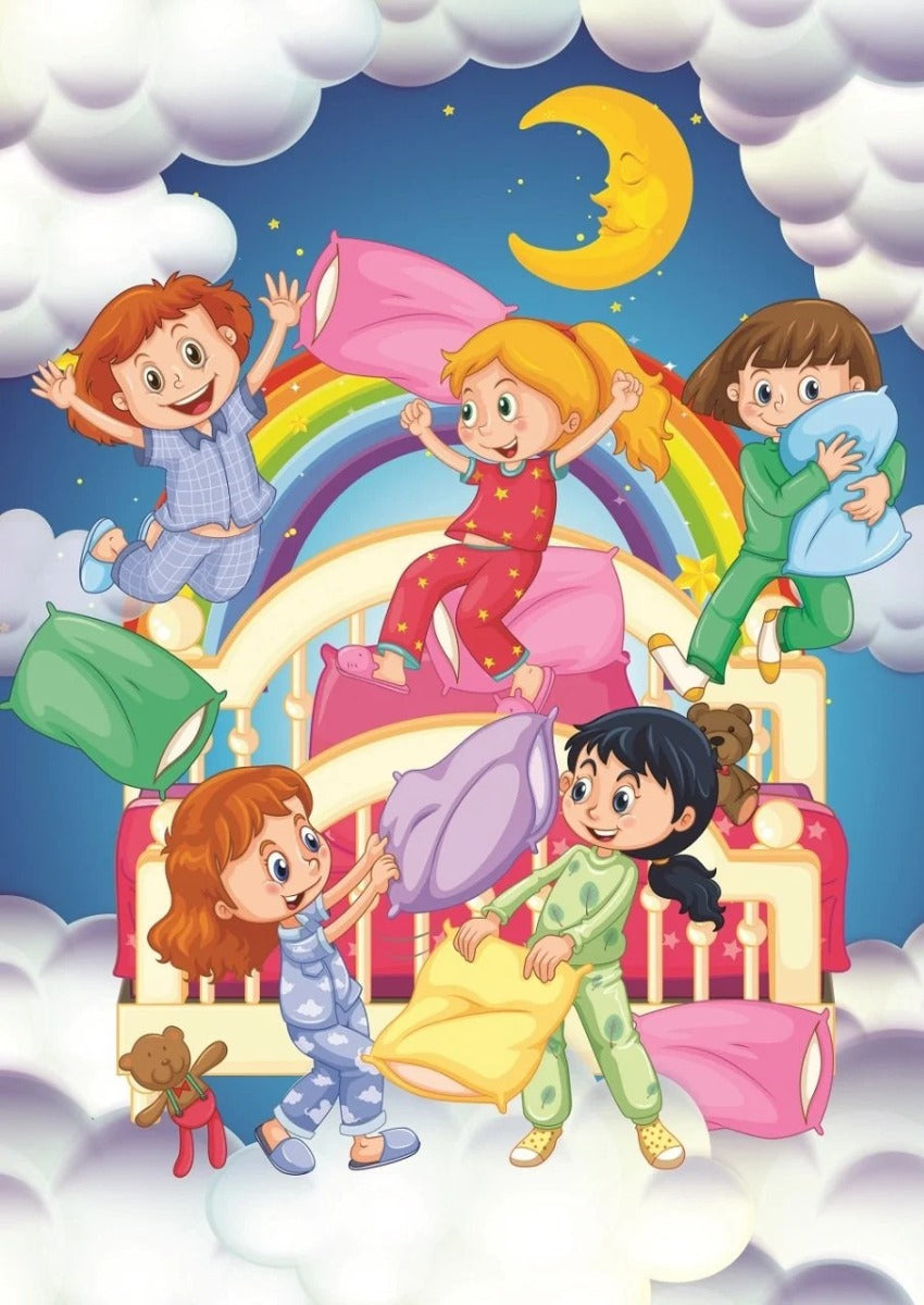 Art Kids Pelea De Almohadas 50 Piezas Art Puzzle 5600