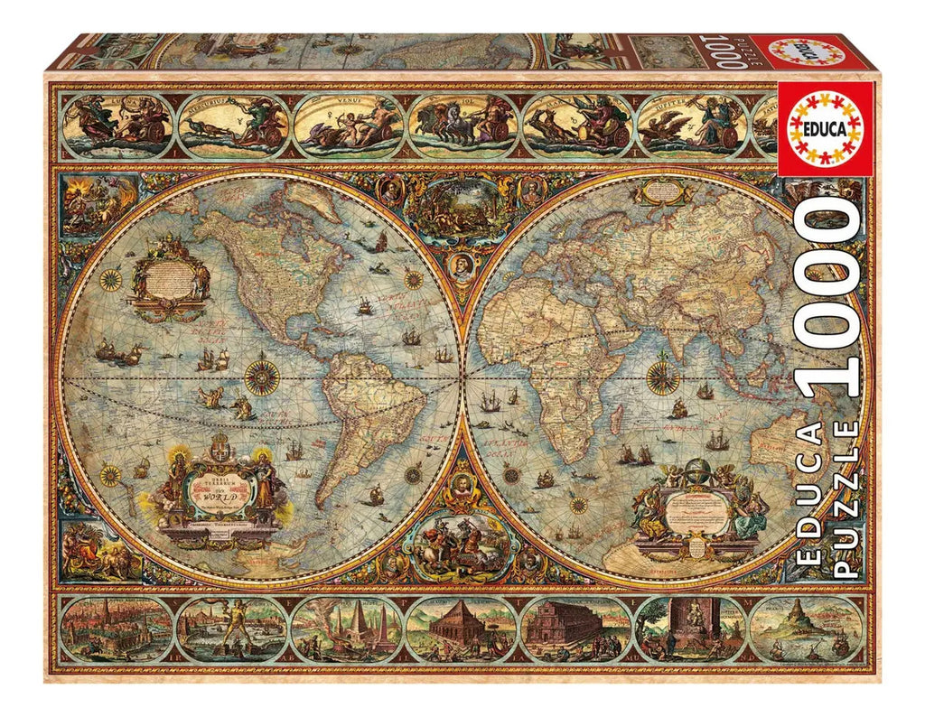 Rompecabezas 1000 Piezas Orbis Terrarum Educa