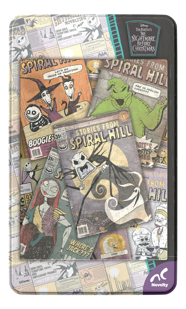 Rompecabezas The Nightmare Before Christmas 300 Piezas En Lata Coleccionable | Puzzle Disney Tim Burton Edición Especial