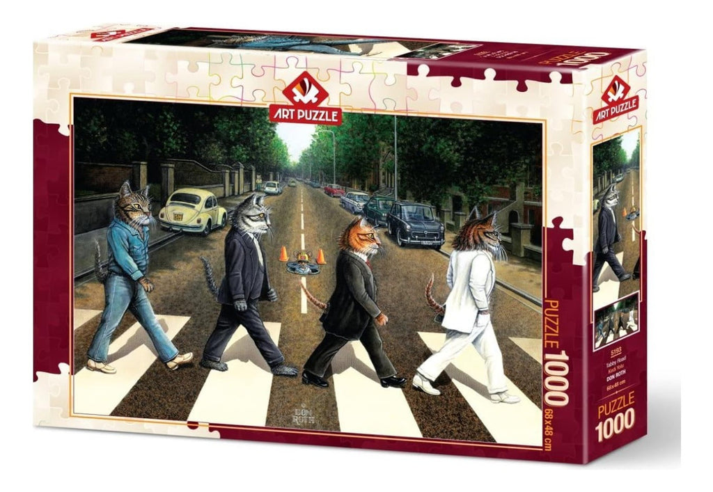 Cat Road Rompecabezas 1000 Piezas Art Puzzle 5193