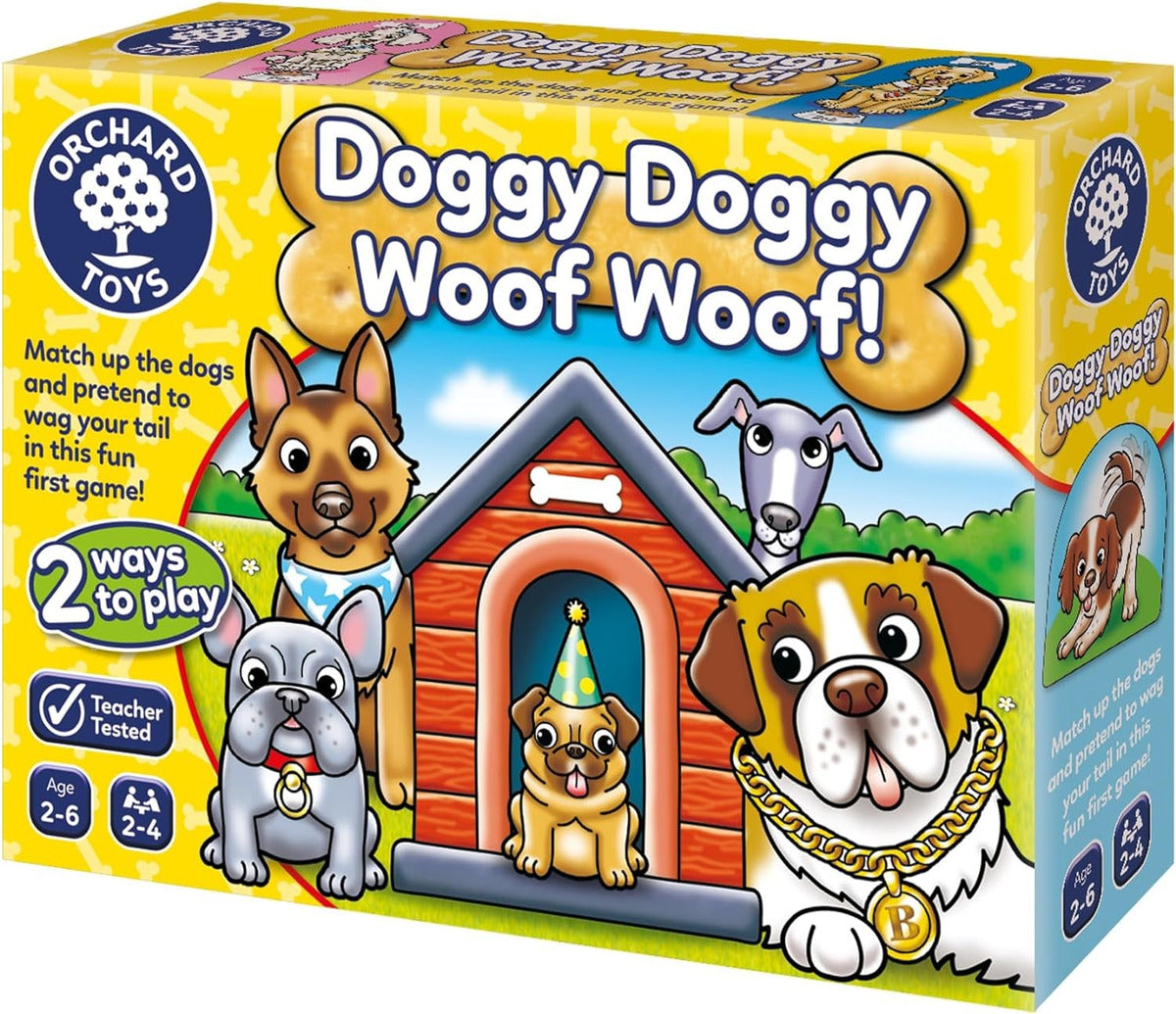 Juego Pares Perritos Doggy, Doggy, Woof, Woof! Orchard Toys