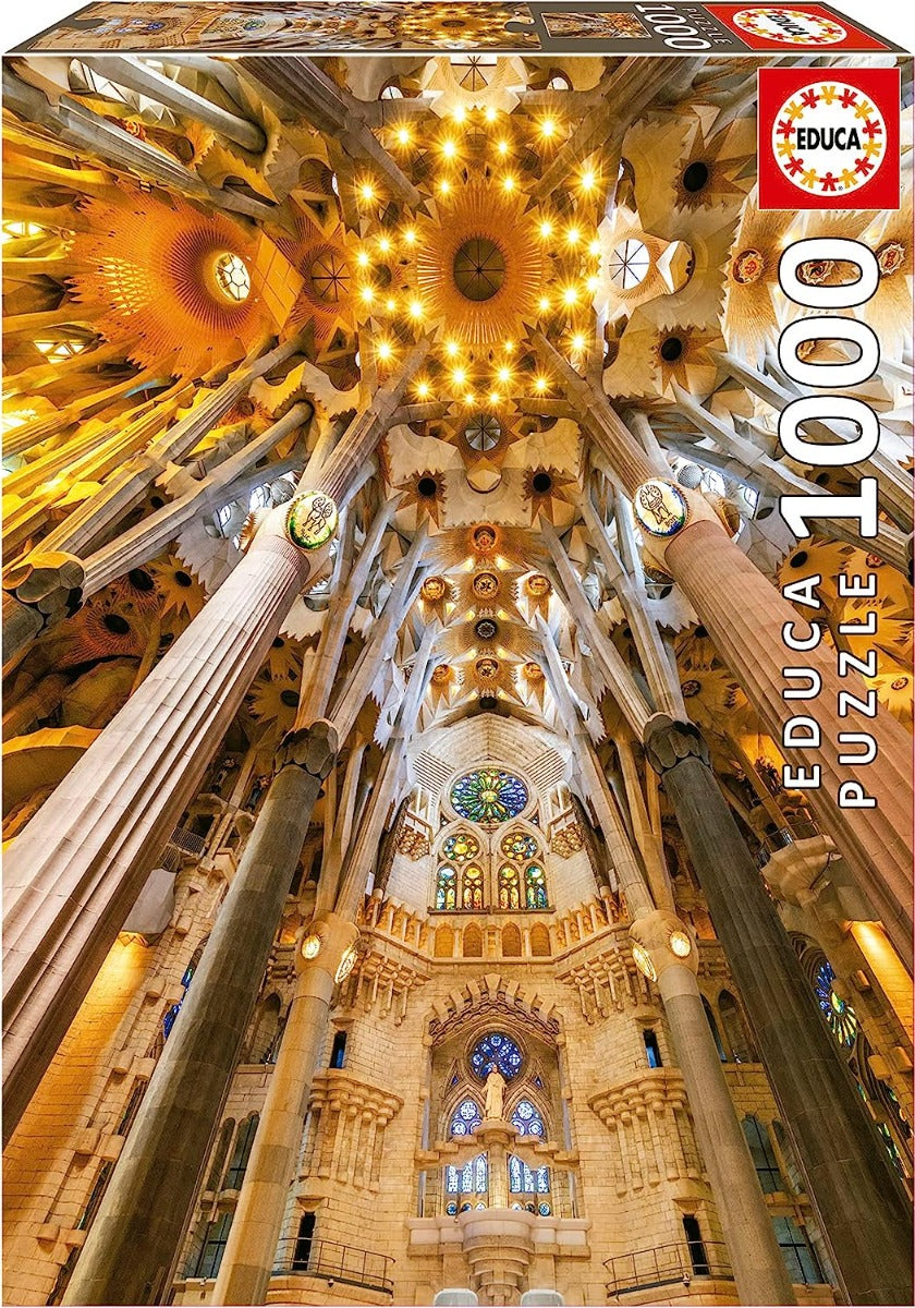 Interior De Sagrada Familia Rompecabezas 1000 Piezas Educa