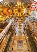 Interior De Sagrada Familia Rompecabezas 1000 Piezas Educa