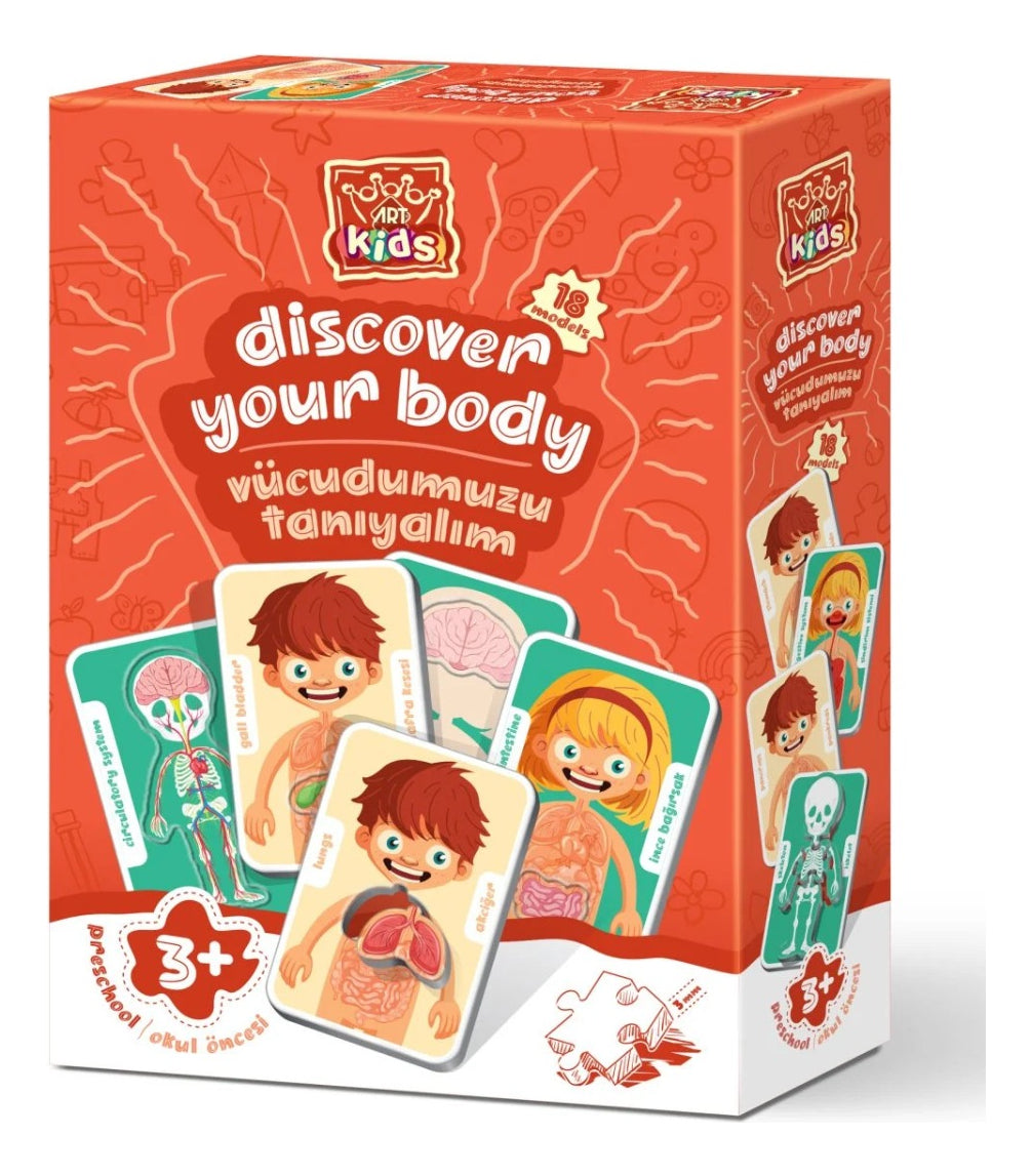 Art Kids Juego Educativo Preescolar Descubre Tu Cuerpo  5830