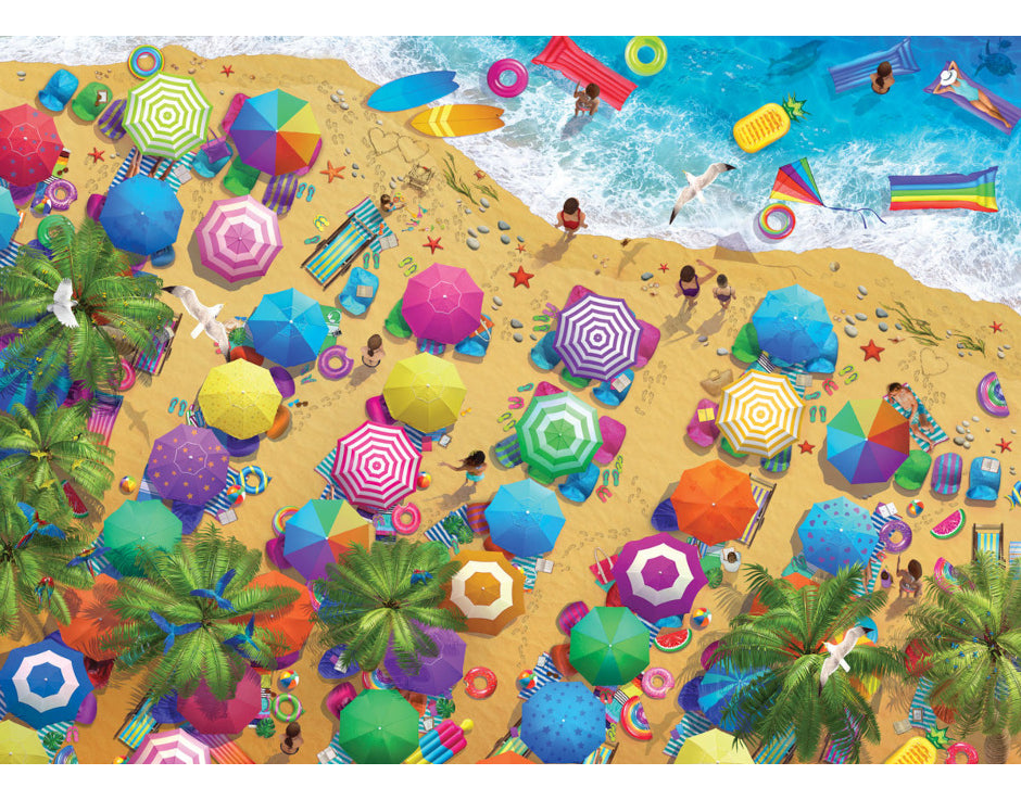 Rompecabezas Diversión De Verano  Playa Eurographics 1000 Pz