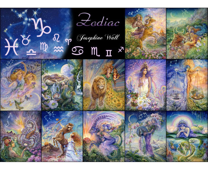 Rompecabezas 2000 Piezas Signos Del Zodiaco Grafika Cartón Horizontal