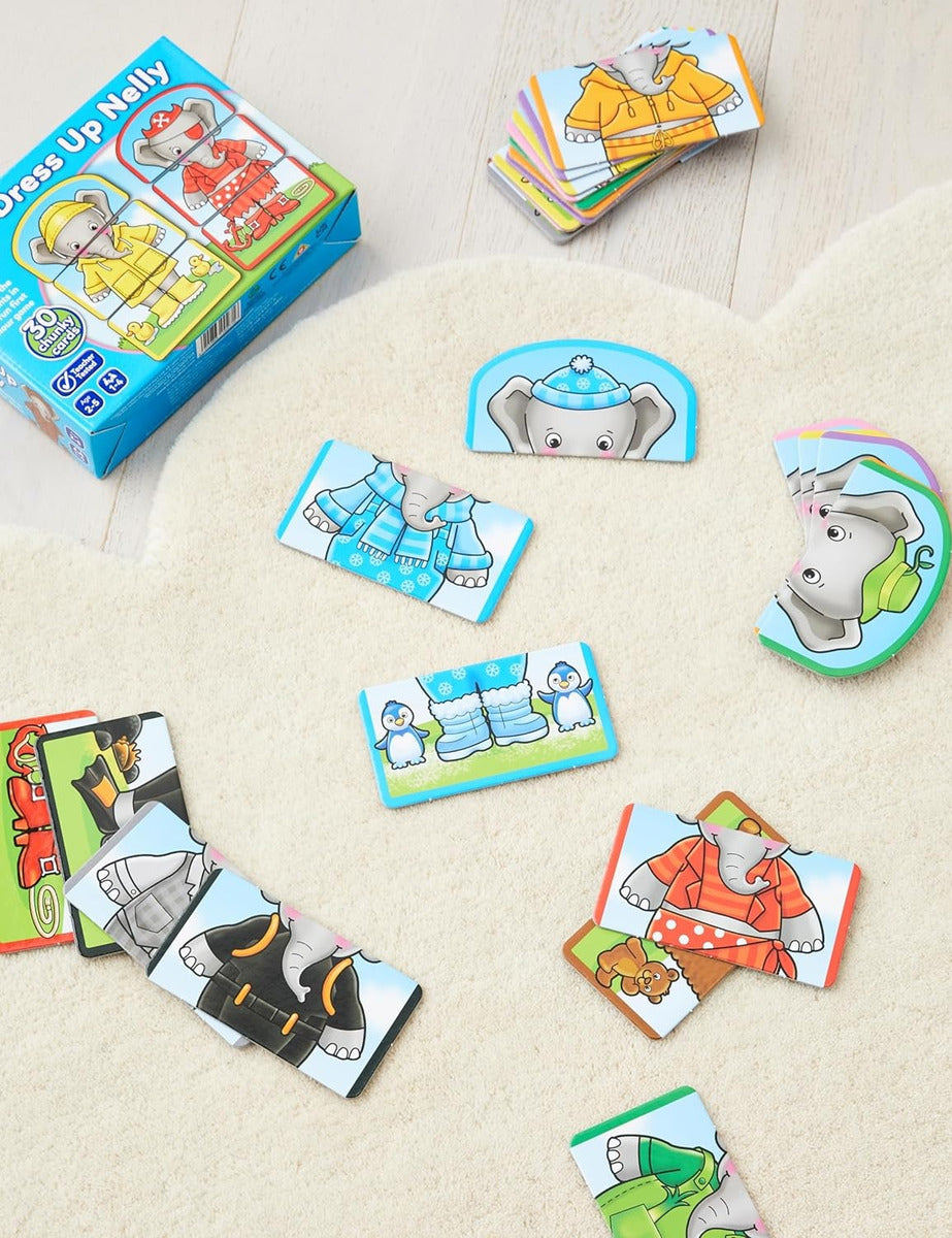 Juego Asociación De Colores Dress Up Nelly Game Orchard Toys
