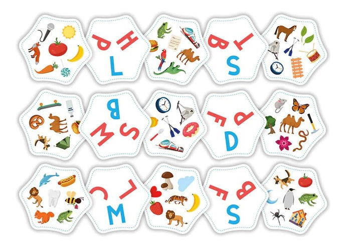 Letter Links Juego De Mesa Educativo Flexiq Clásica 60 Cartas