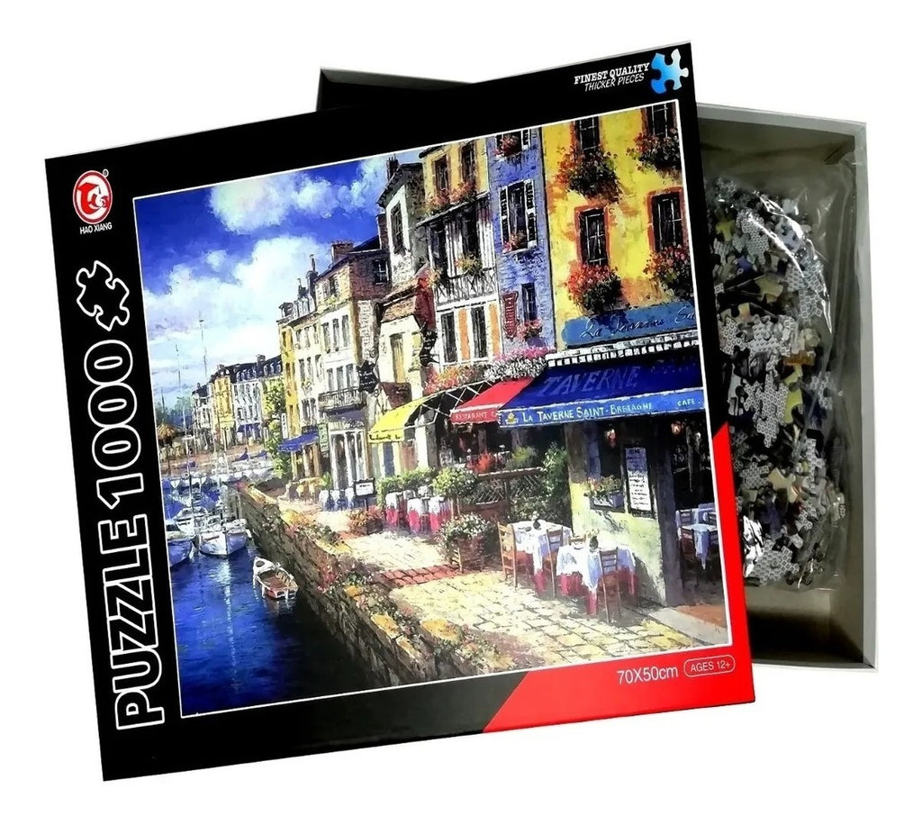 Taverna Saint Bretagne Cafe Rompecabezas 1000 Piezas