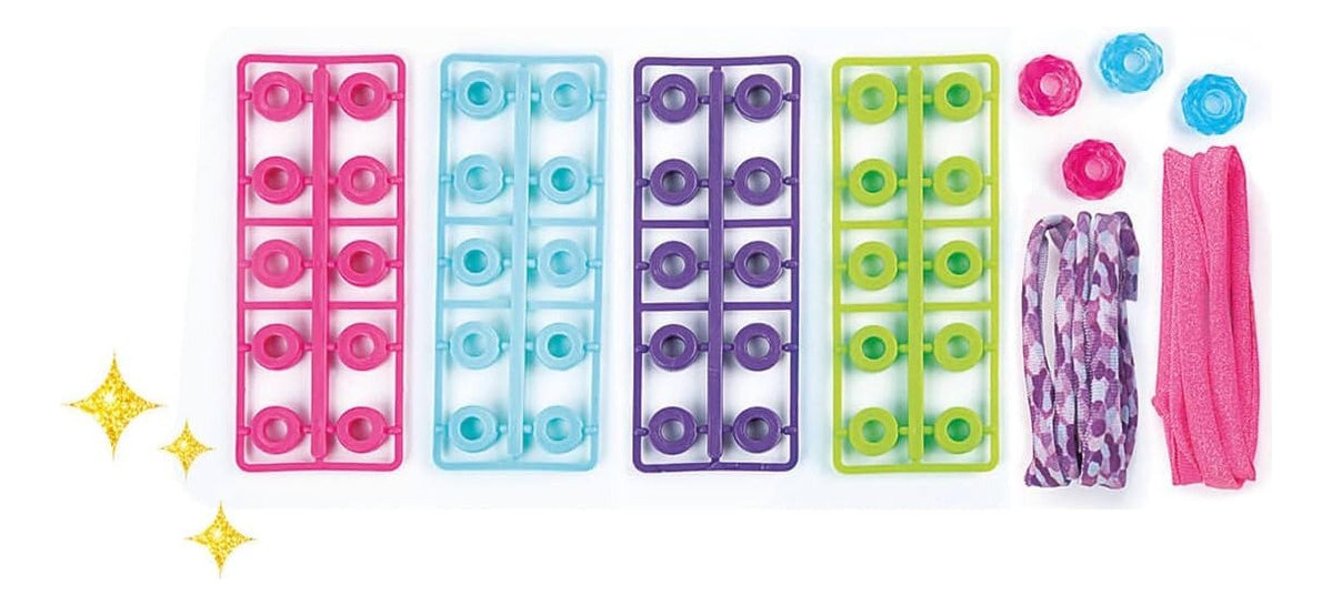 Set Para Fabricar Pulseras Y Manillas Coloridas Para Niñas