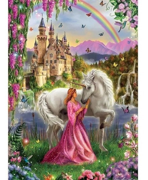 Puzzle Rompecabeza 500 Piezas Hada Y Unicornio Educa 17985