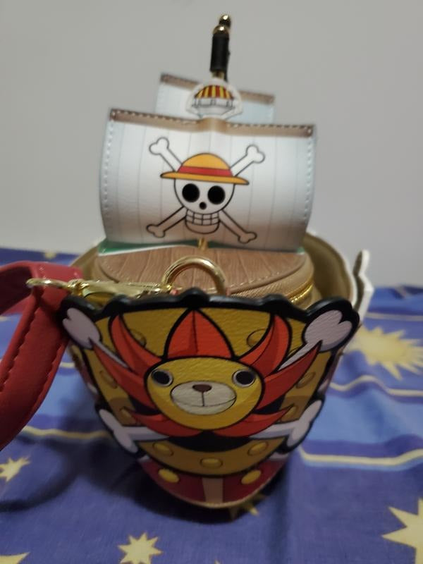Bolsa Cruzada Barco Thousand Sunny De One Piece By Loungefly Color Marrón Diseño De La Tela Lisa