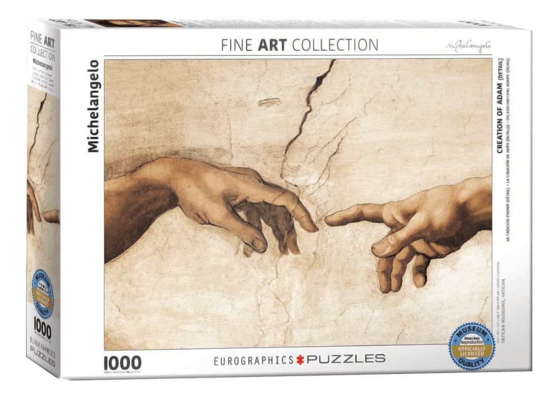 Creación De Adán  Rompecabezas 1000 Piezas Eurographics