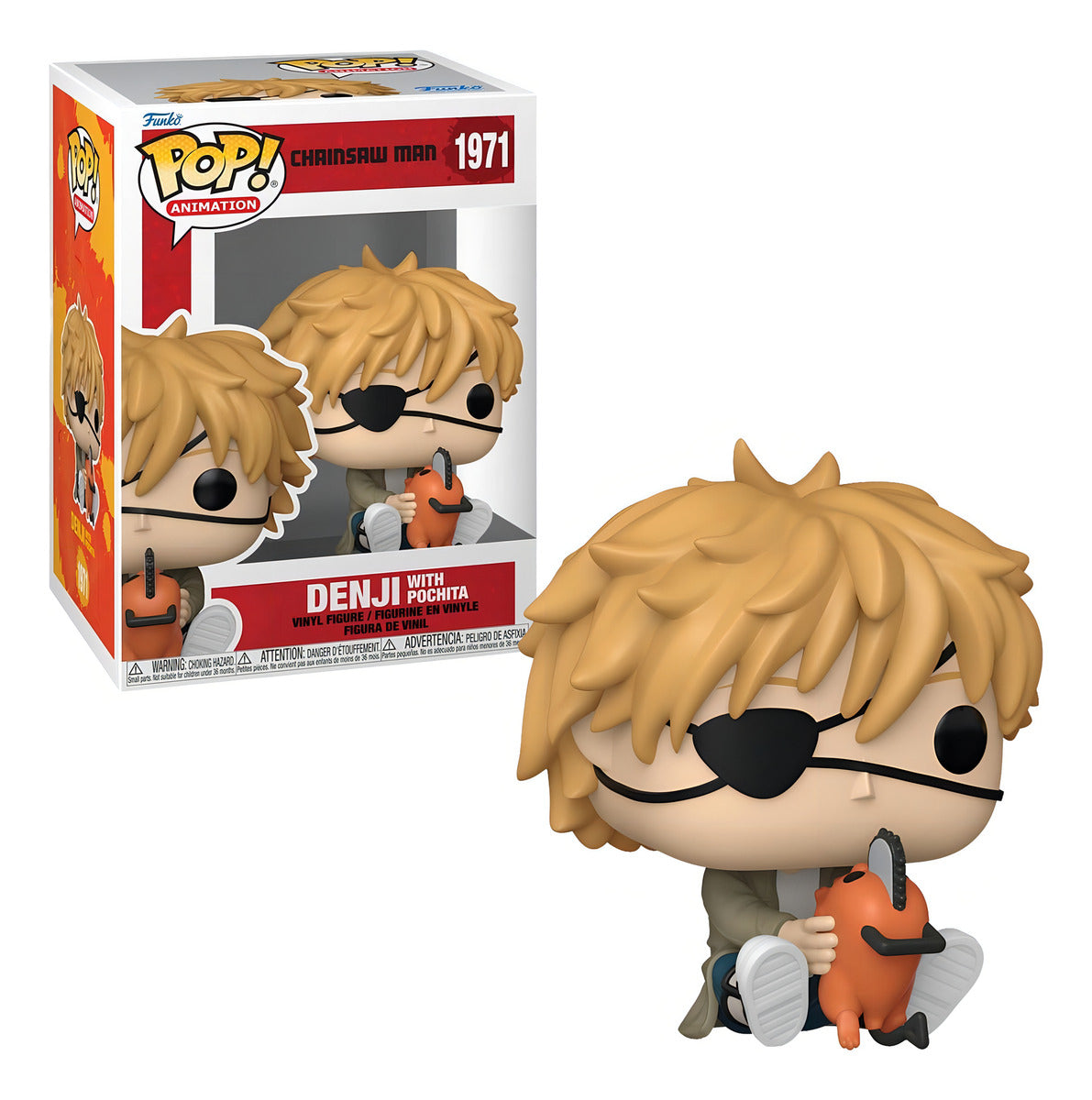 Figura De Acción Pop! Chainsaw Man - Denji Y Pochita Funko