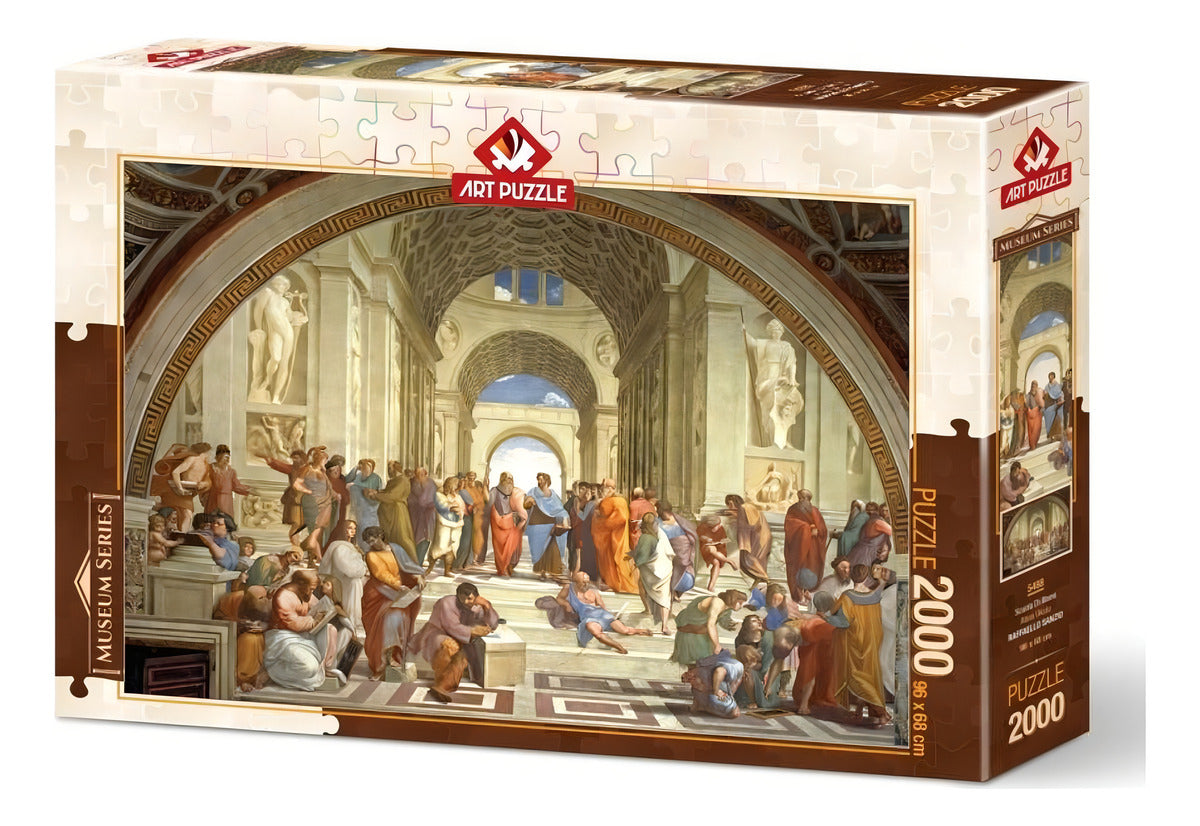 Escuela De Atenas Rompecabezas Art Puzzle 2000 Piezas 5488