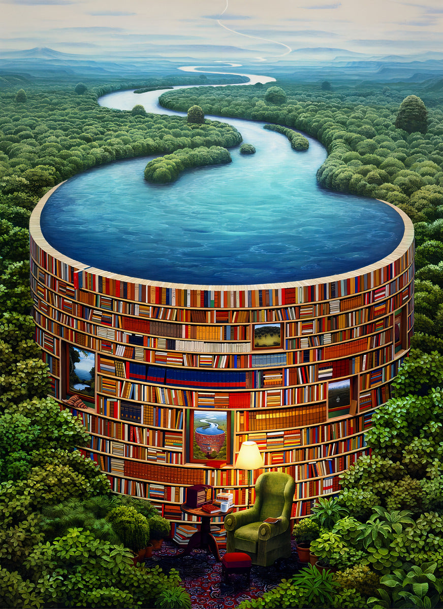 Presa Biblioteca Bibliodame Rompecabezas 1000 Pz Clementoni