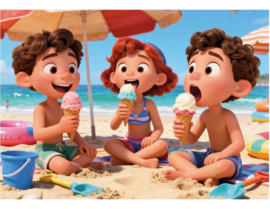 Rompecabezas Multi 4 En 1 Día En La Playa Educa 200 Piezas