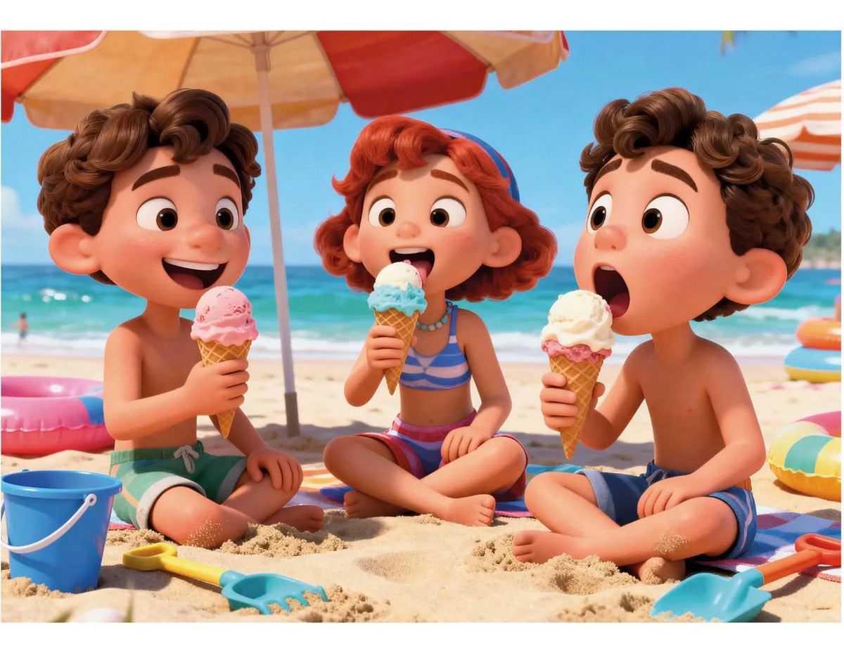 Rompecabezas Multi 4 En 1 Día En La Playa Educa 200 Piezas