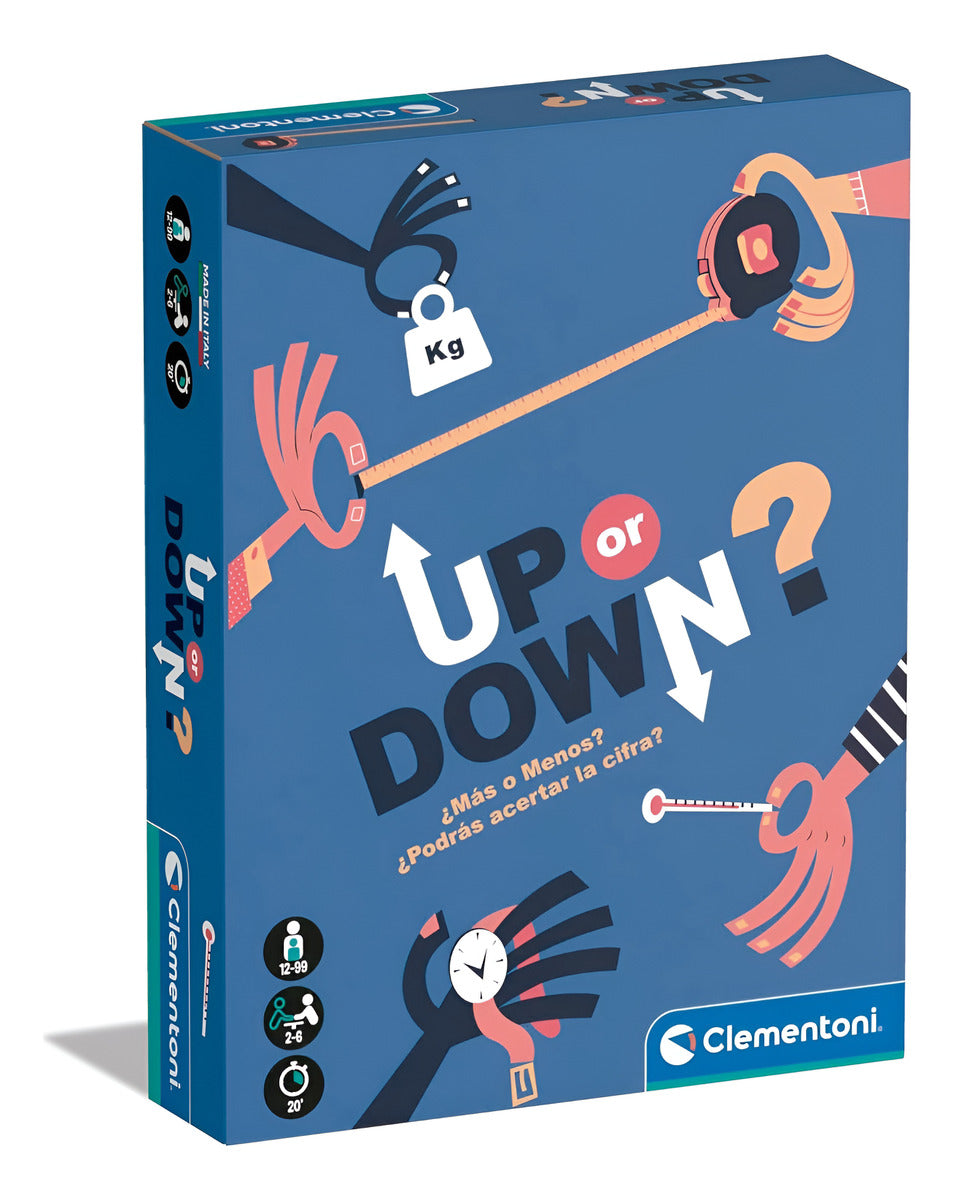 Clementoni Up Or Down?  Arriba O Abajo, Juego De Mesa