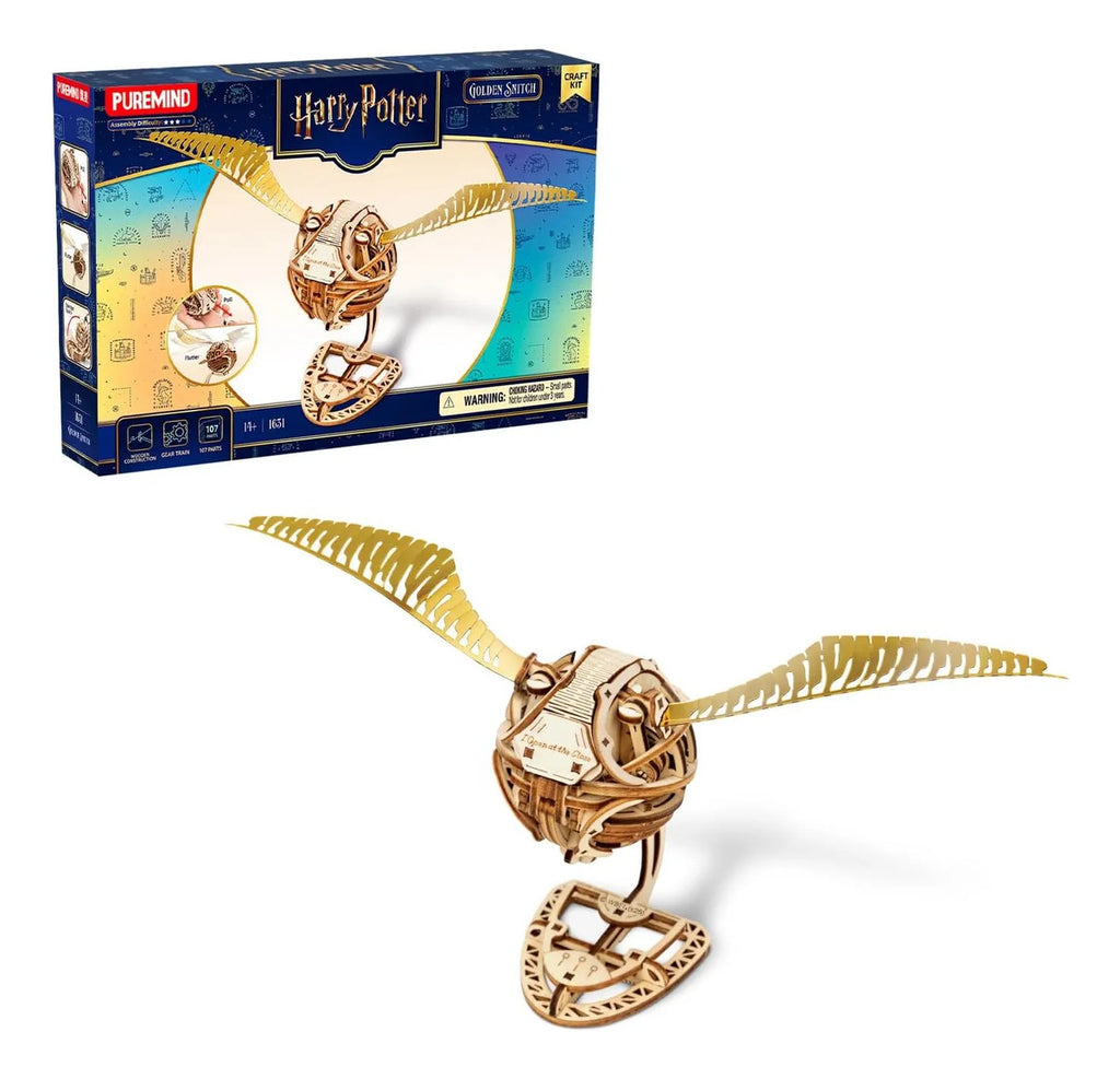 Puremind Rompecabezas 3d De La Snitch Dorada De Harry Potter