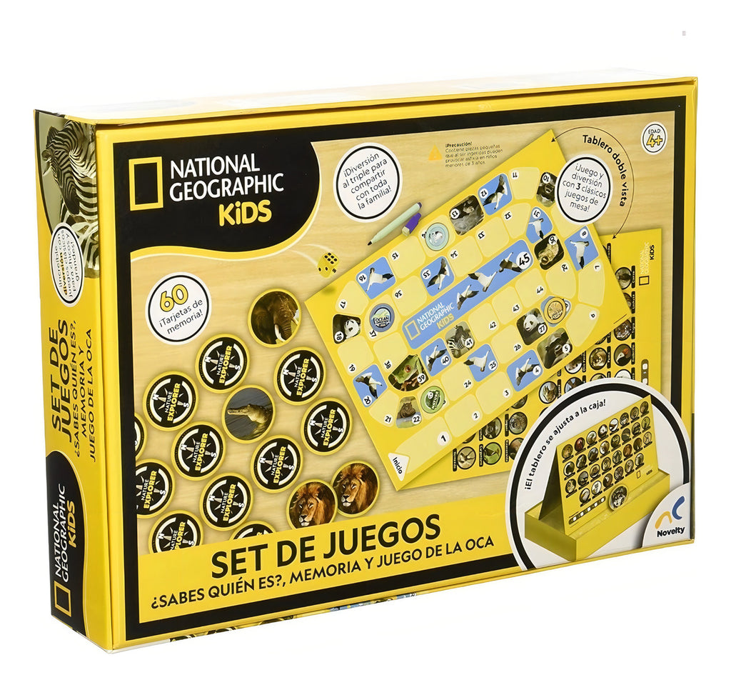 Set De Juegos National Geographic Colocar Juegos