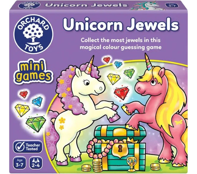 Mini Juego De Mesa Adivina Color Unicorn Jewels Orchard Toys