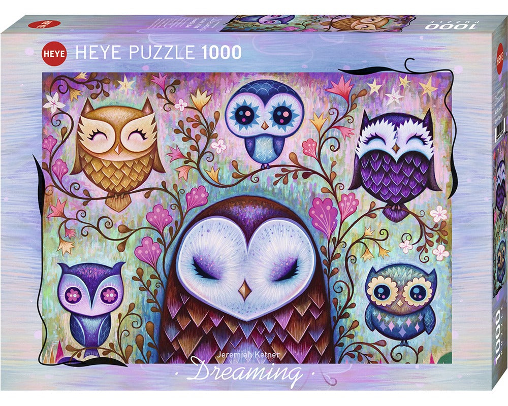 Rompecabezas Heye Dreaming Gran Búho Con 1000 Piezas 14