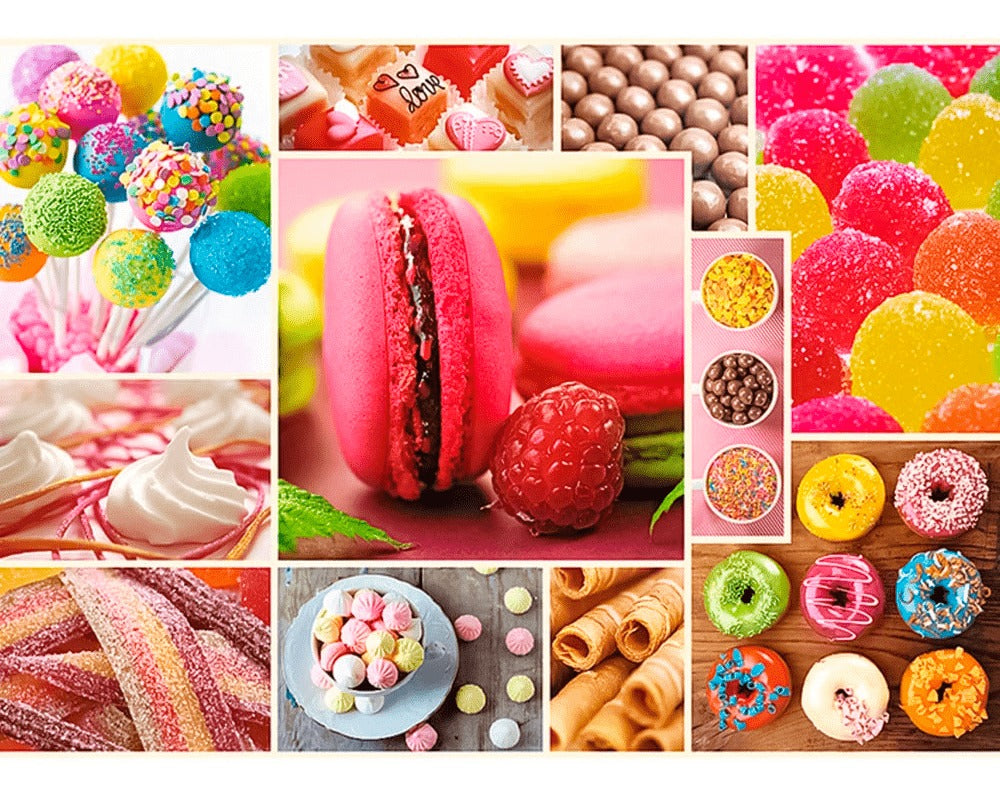 Rompecabezas Trefl Collage De Postres 1000 Piezas 14+
