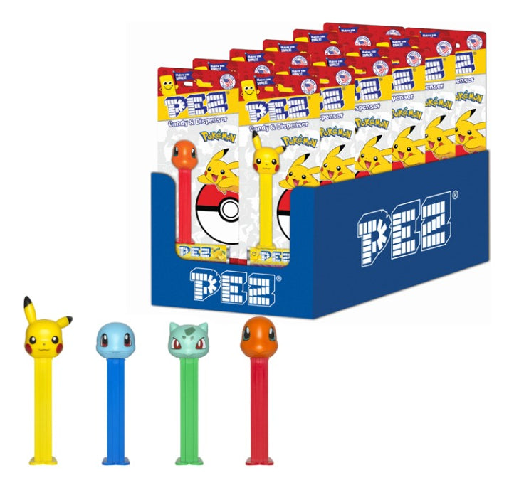 Dulces Pez Pastilleros Blister Pack Pokemon 12 Piezas