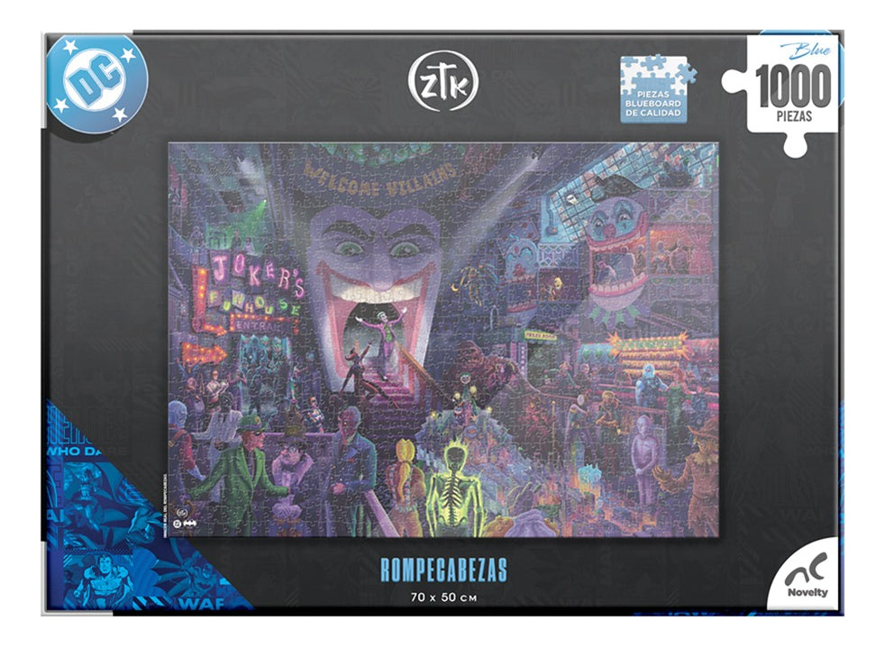 Rompecabezas Premium Dc Joker 1000 Piezas Blueboard + Poster