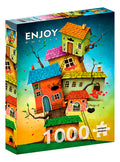 Rompecabezas 1000 Piezas Casas De Cuentos Arte Enjoy Puzzle Adultos