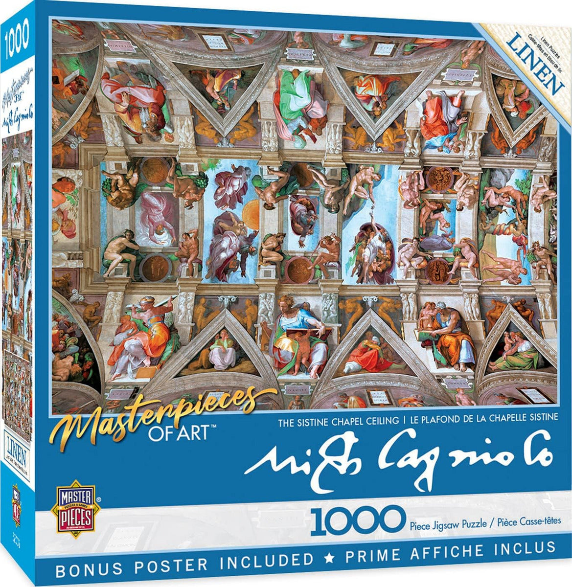 Rompecabezas Masterpieces - Sistine Chapel 1000 Pzs