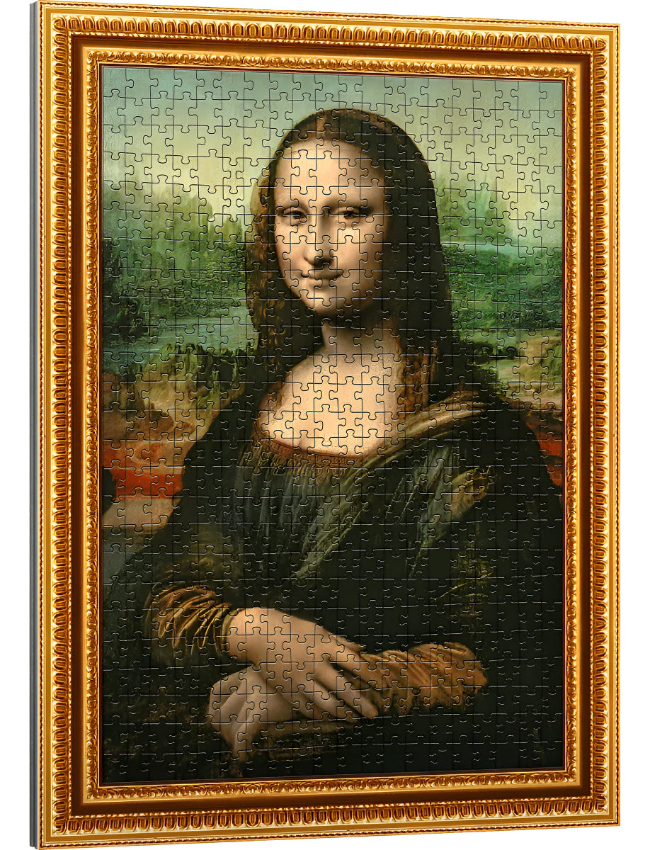 Rompecabezas Da Vinci Mona Lisa Marco Impreso Trefl 500 Pzs