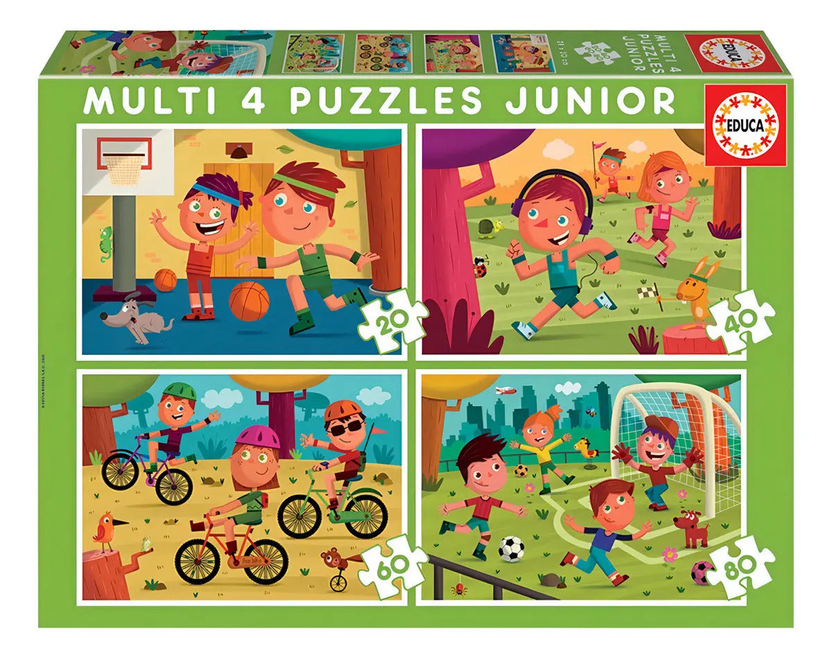 Puzzle Multi Piezas Deportes Educa Borras Cartón 3+ Años